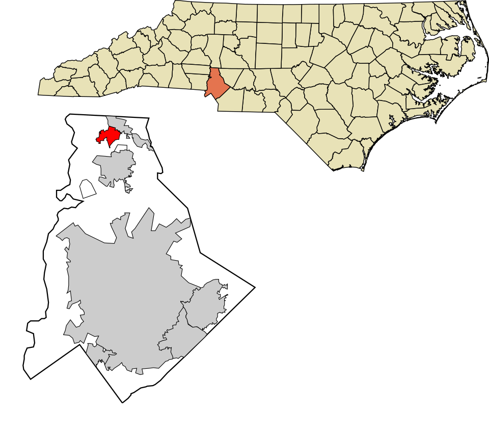 Locator map of Cornelius