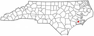 Locator map of Havelock