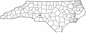 Locator map of Albemarle