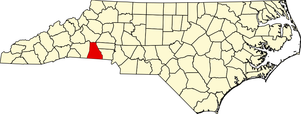 Locator map of Kings Mountain