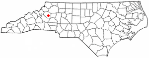 Map of Lenoir