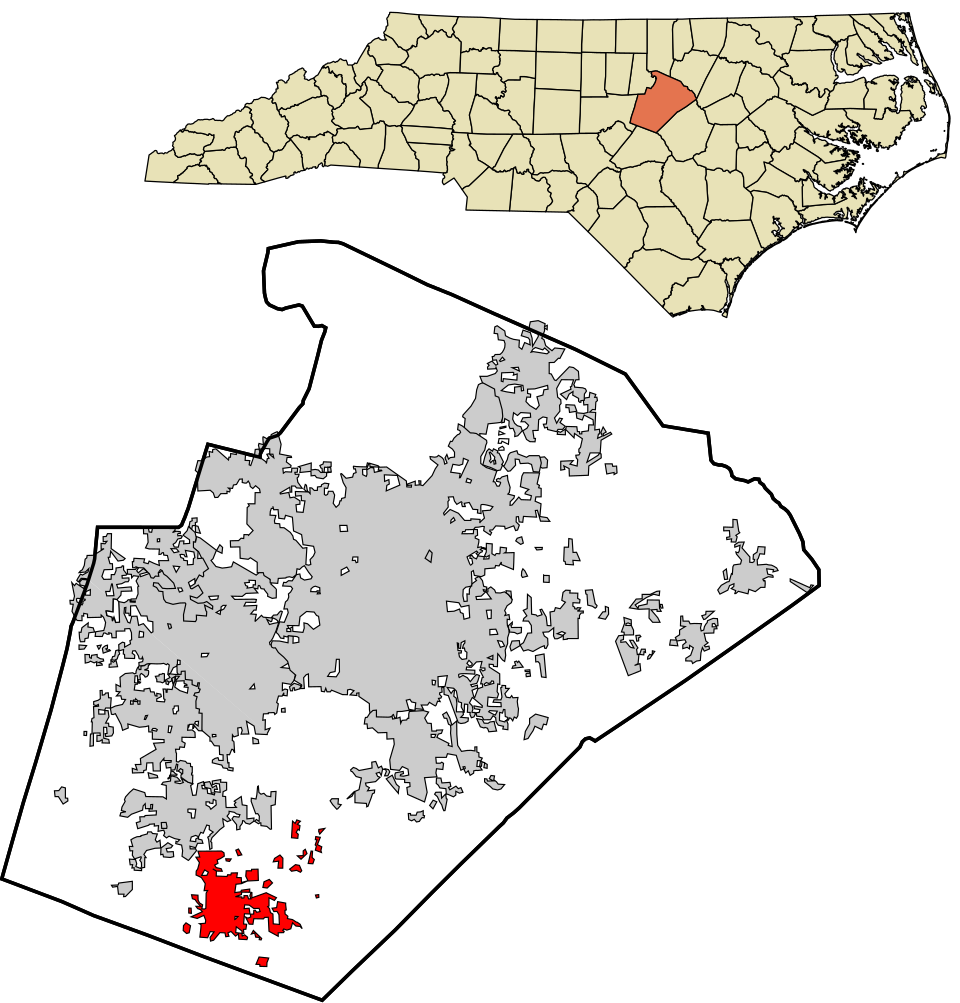 Map of Fuquay-Varina