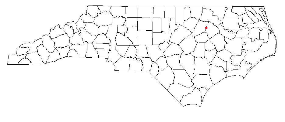 Locator map of Rocky Mount