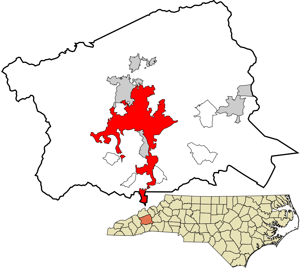 Map of Asheville