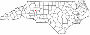 Map of Statesville