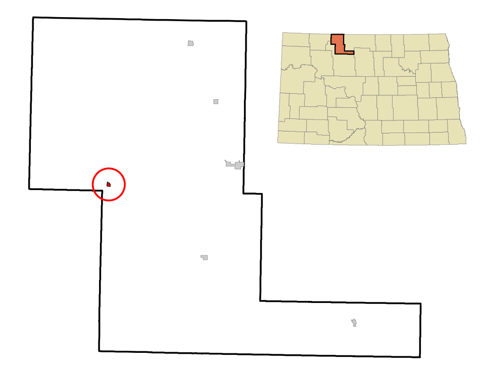 Locator map of Tolley