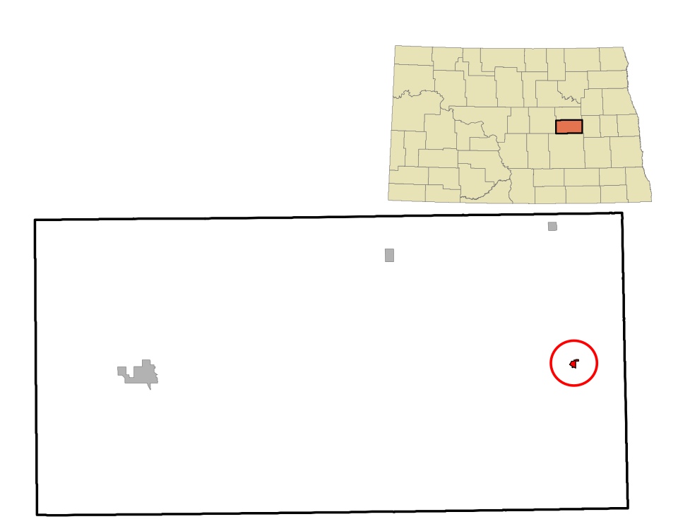 Locator map of Glenfield