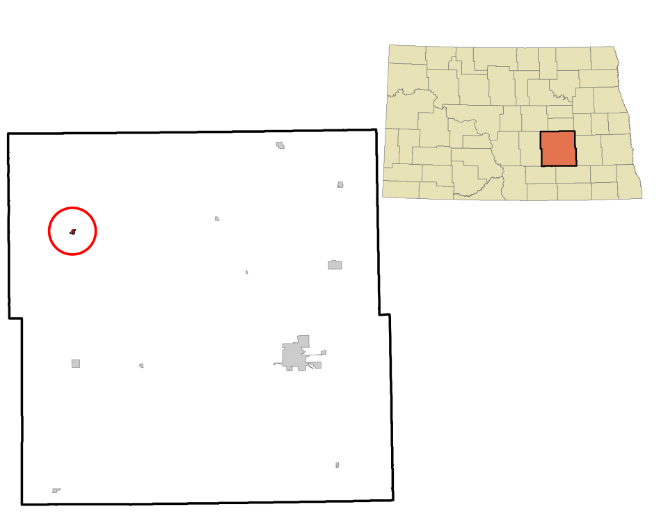 Locator map of Woodworth