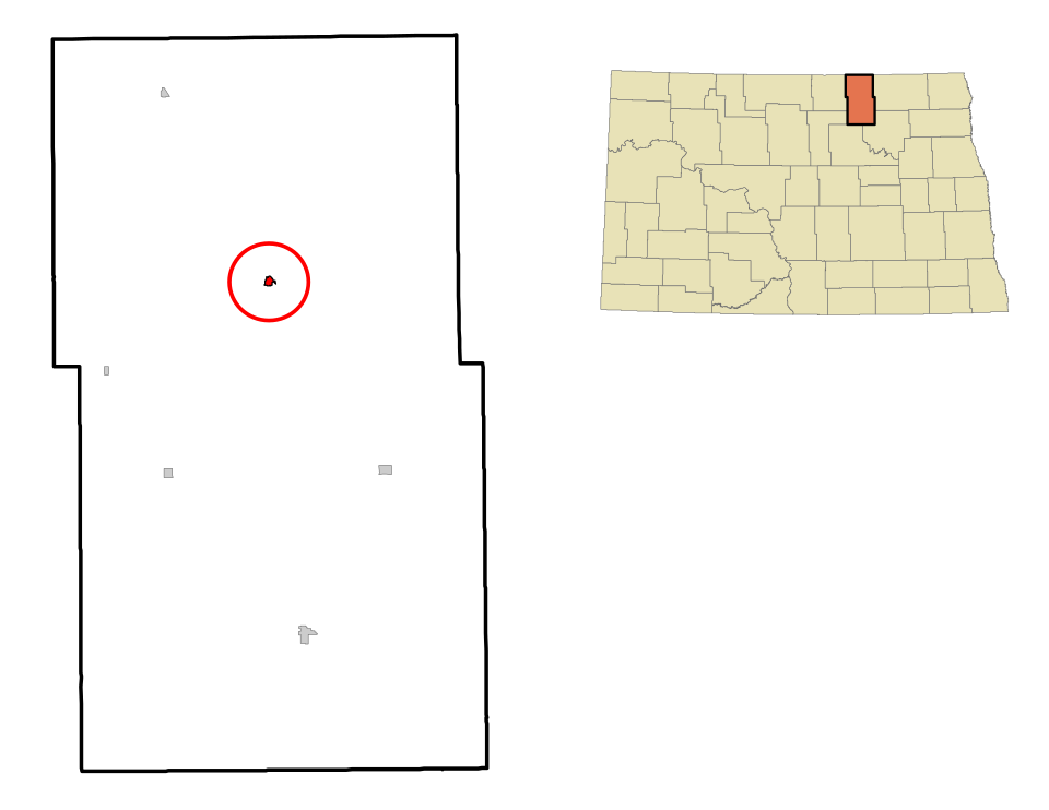 Locator map of Rocklake