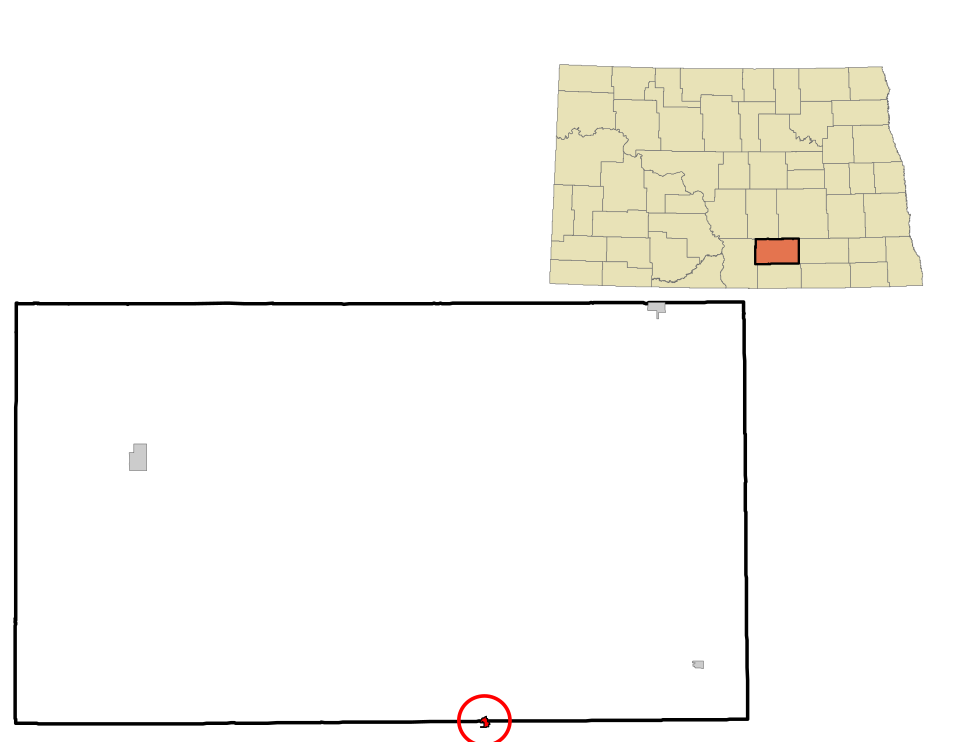 Locator map of Lehr