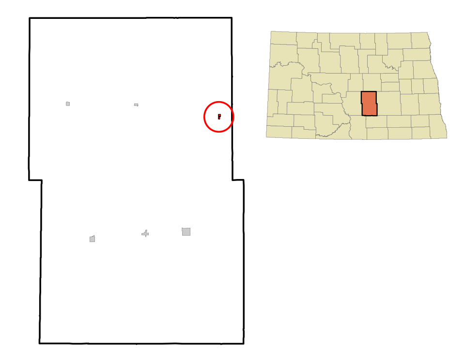 Locator map of Pettibone