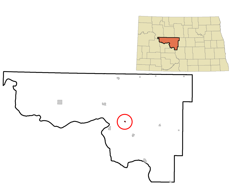 Locator map of Coleharbor