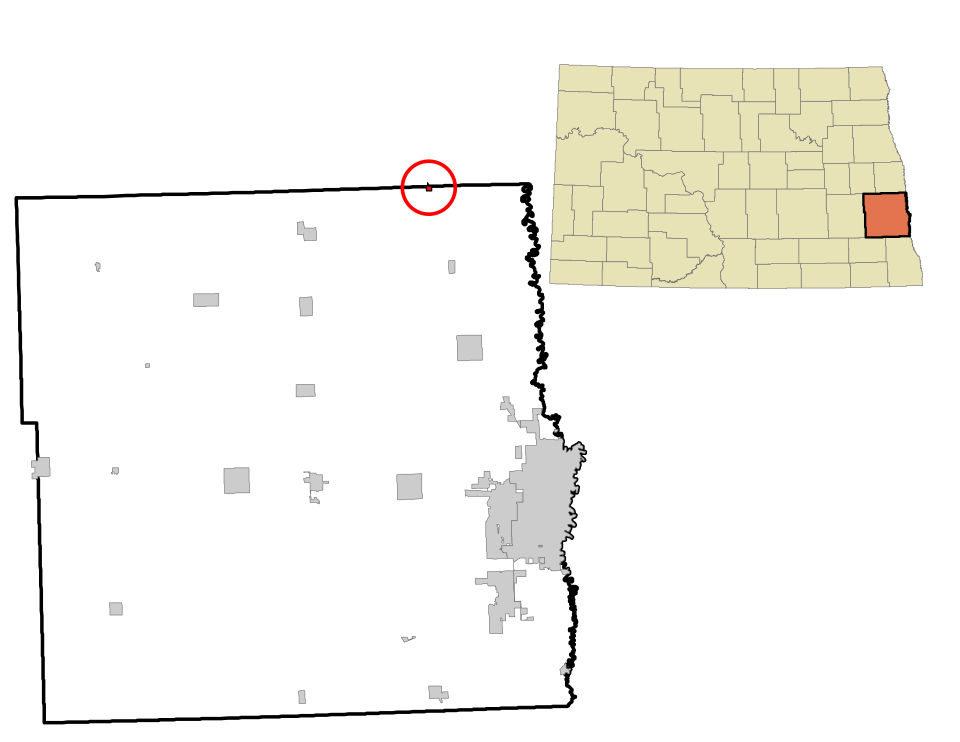 Locator map of Grandin