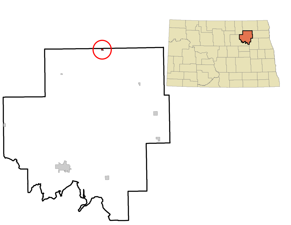 Locator map of Hampden