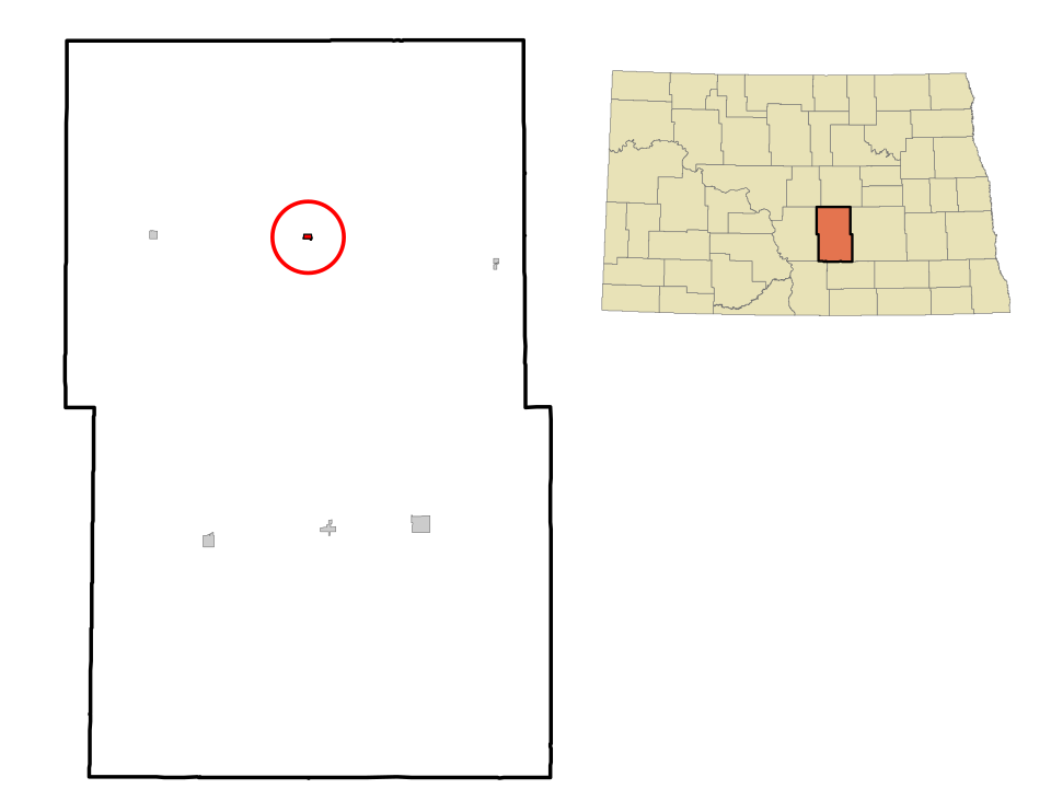 Locator map of Robinson