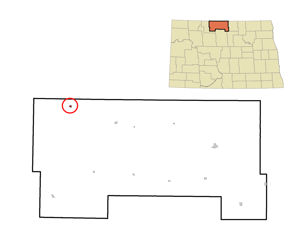 Locator map of Antler