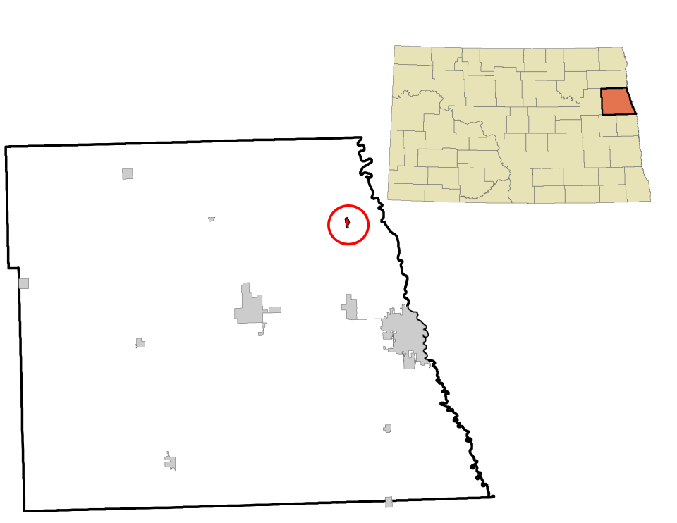 Locator map of Manvel
