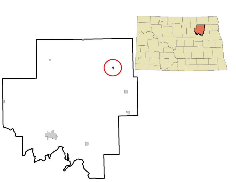 Locator map of Edmore