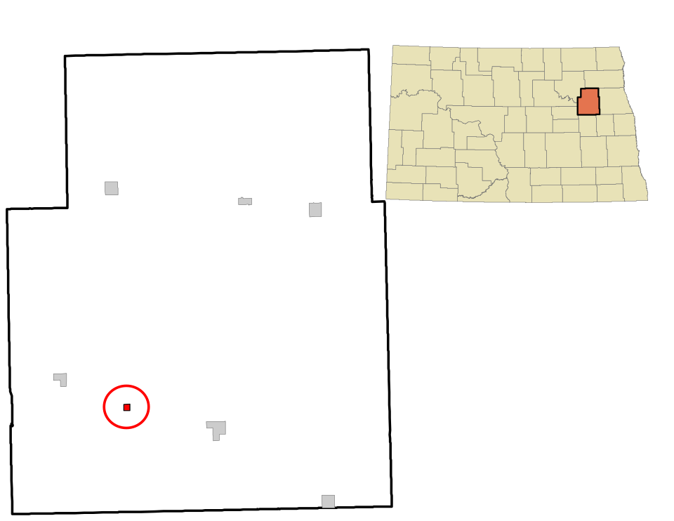 Locator map of Pekin