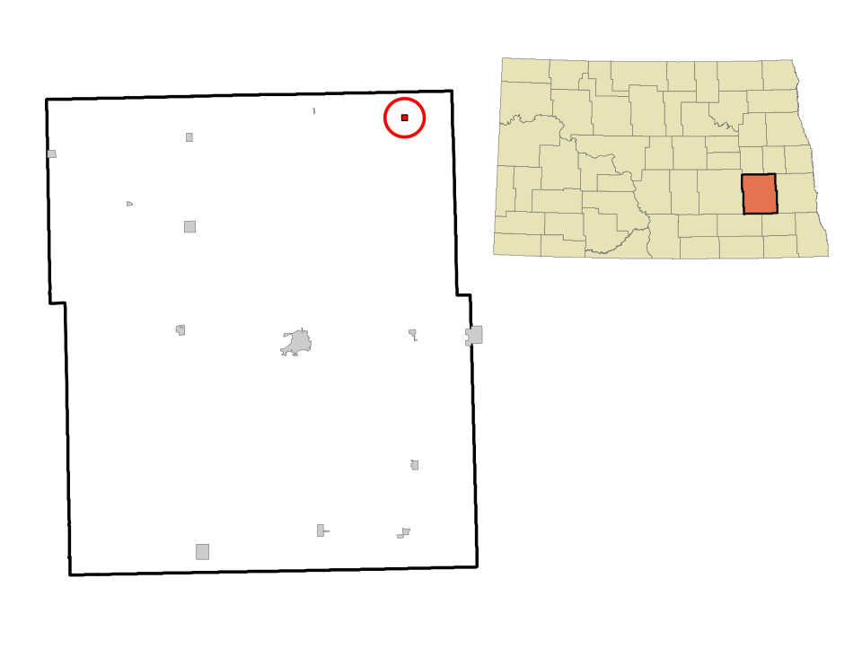 Locator map of Pillsbury