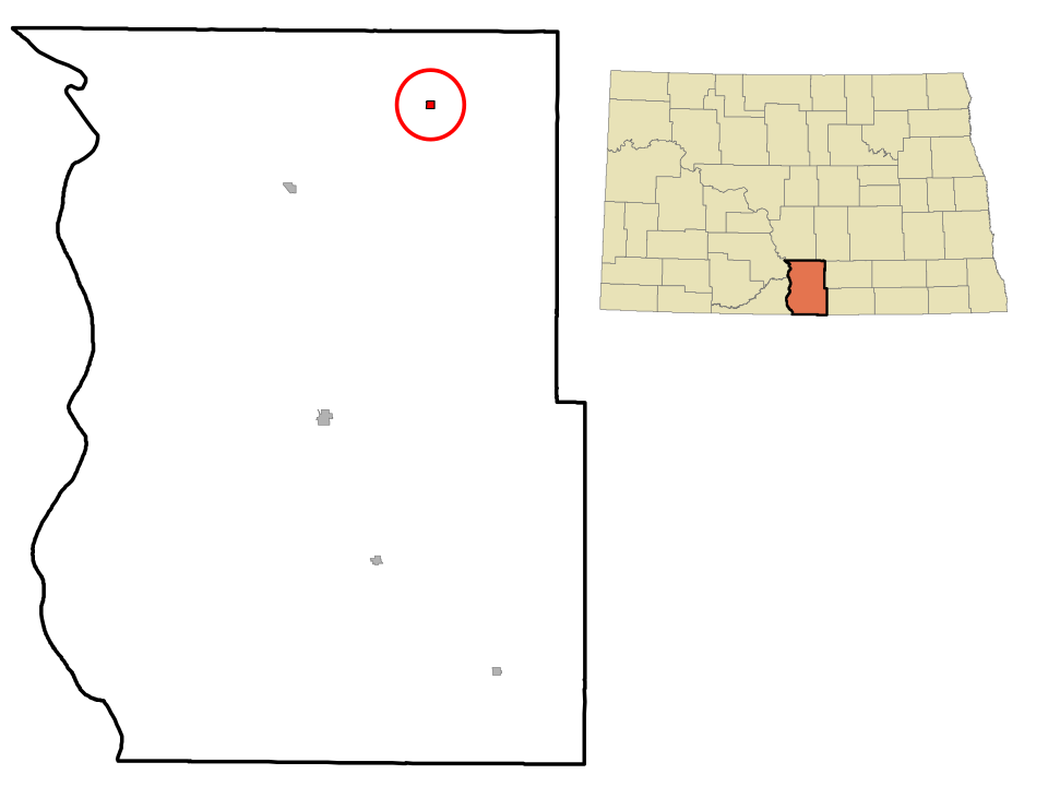 Locator map of Braddock