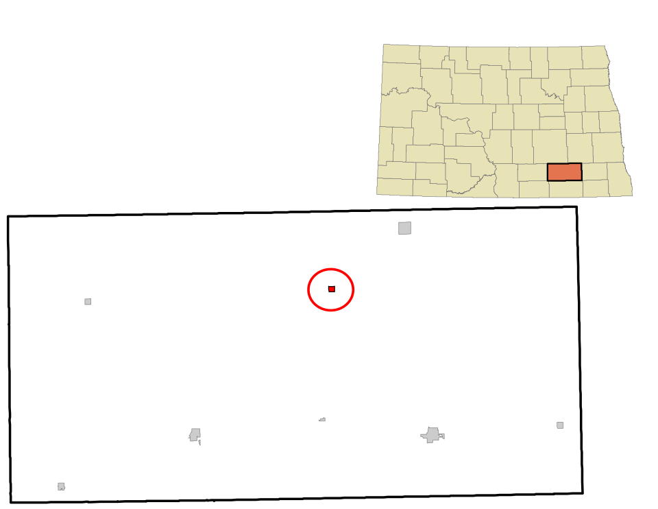 Locator map of Dickey