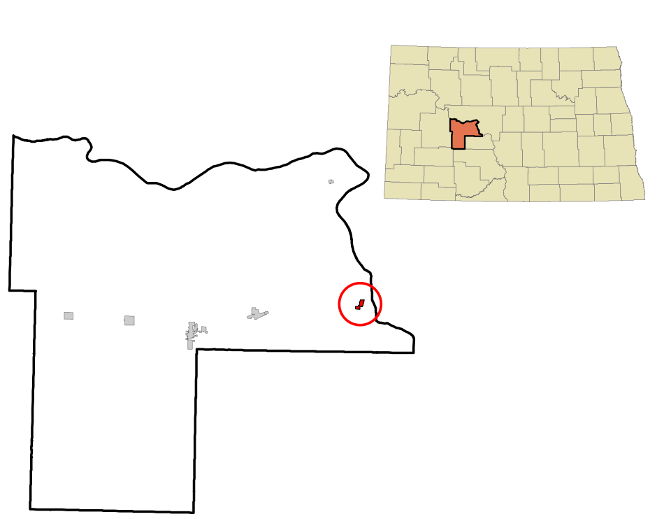 Locator map of Stanton