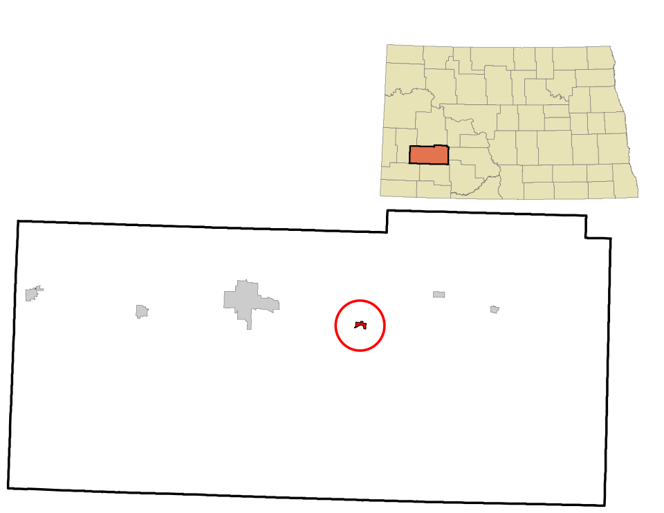 Locator map of Gladstone