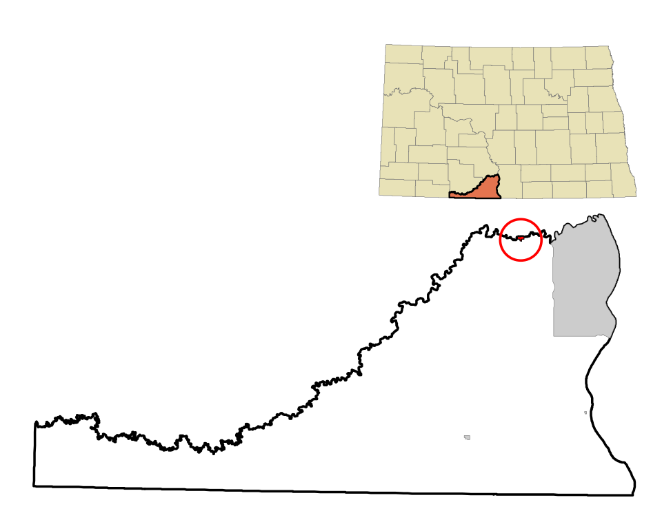 Locator map of Solen