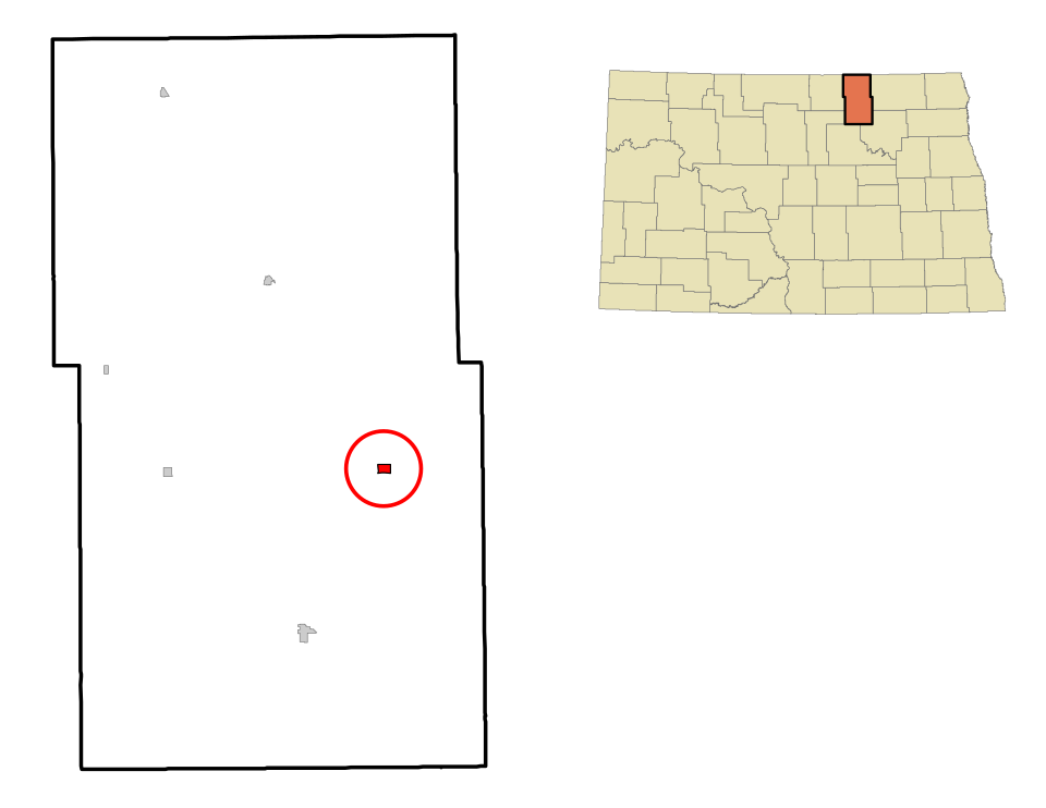Locator map of Egeland