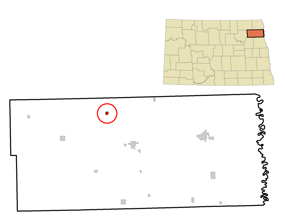 Locator map of Edinburg
