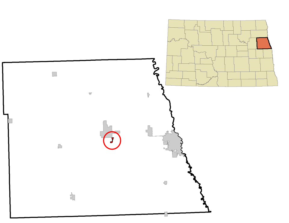 Locator map of Emerado