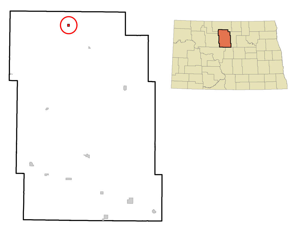Locator map of Upham