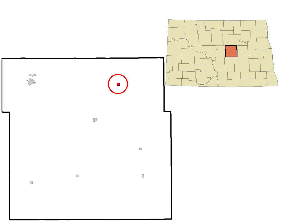 Locator map of Hamberg