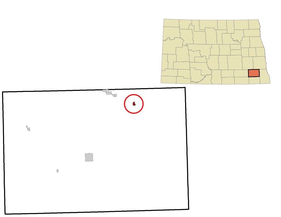 Locator map of Sheldon