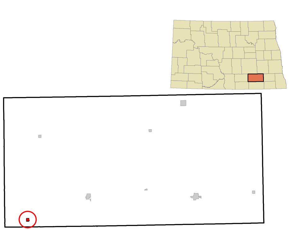 Locator map of Kulm