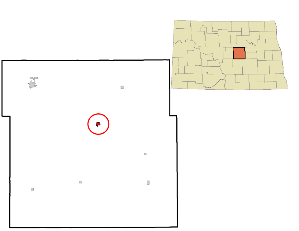 Locator map of Fessenden