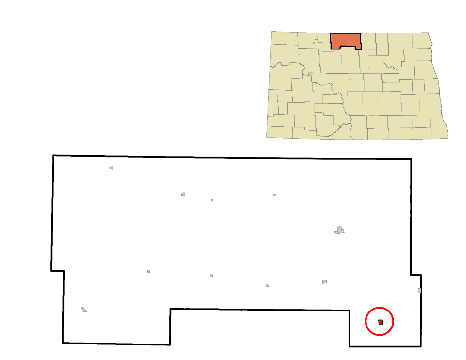 Locator map of Willow