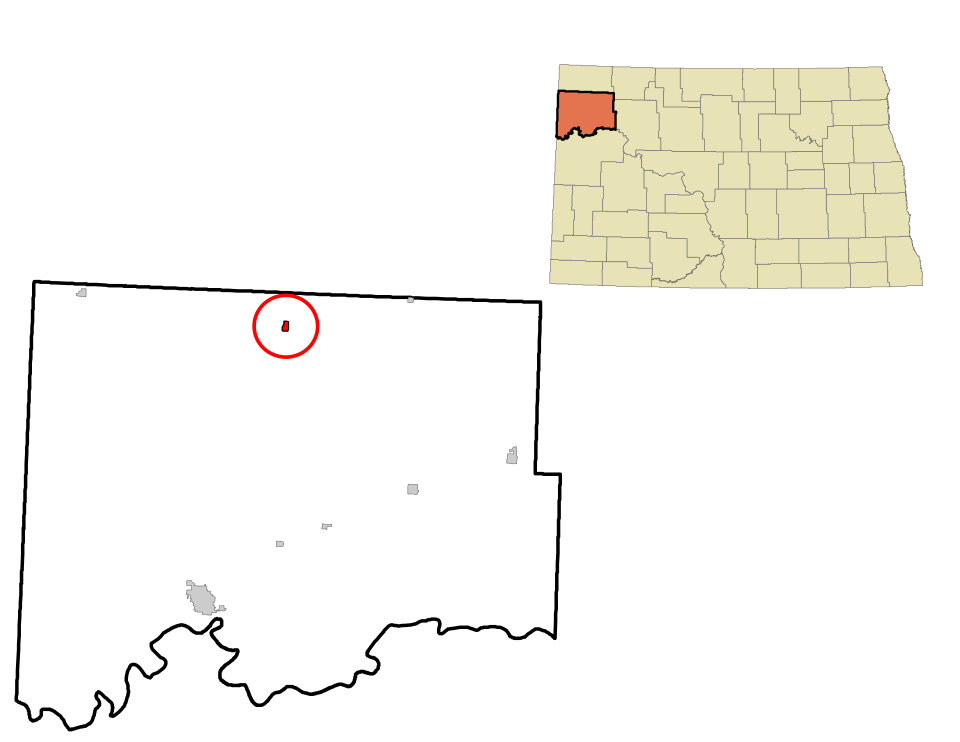 Locator map of Alamo