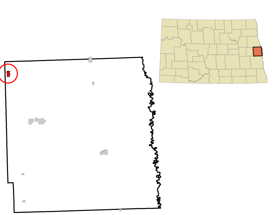 Locator map of Hatton
