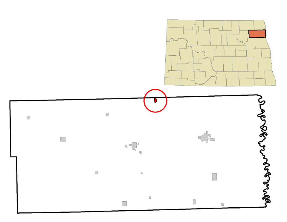 Locator map of Hoople