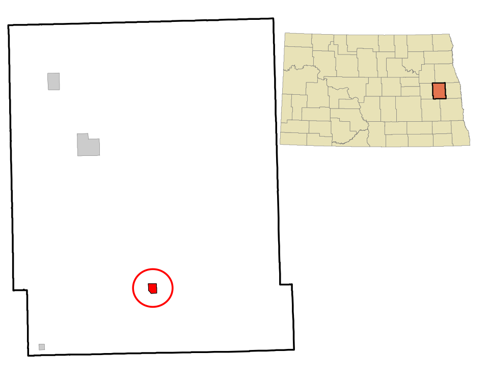 Locator map of Hope