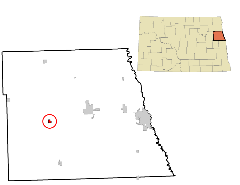 Locator map of Larimore