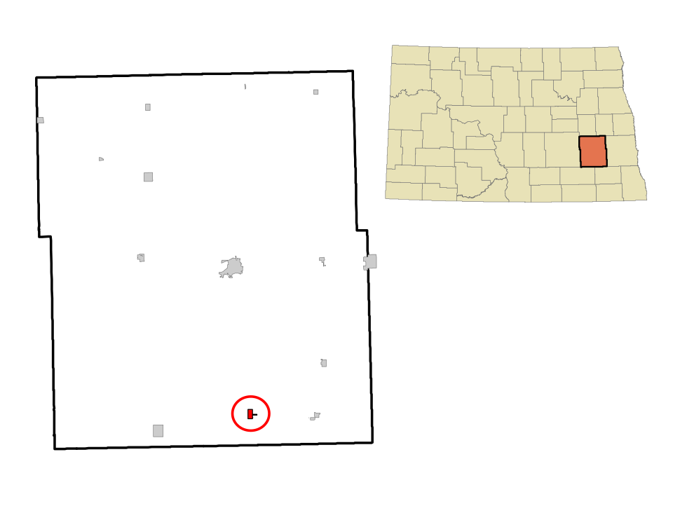 Locator map of Kathryn