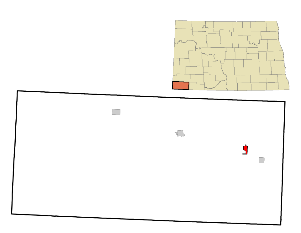 Locator map of Scranton