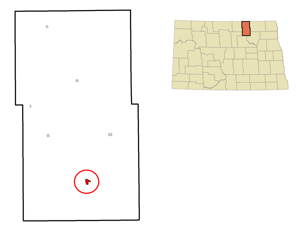 Locator map of Cando