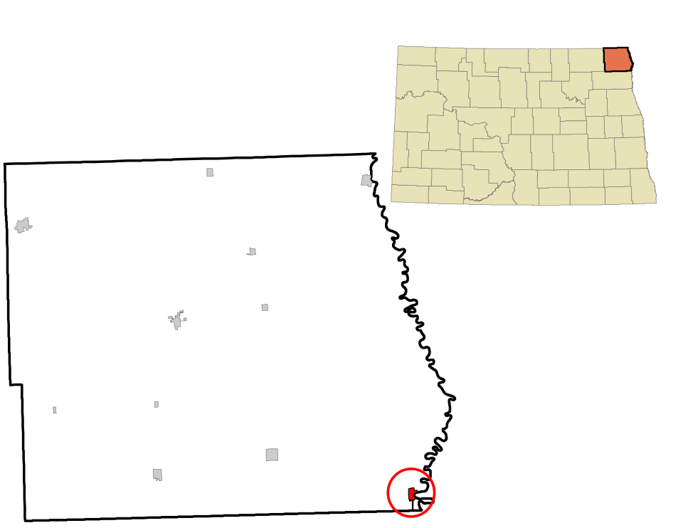 Locator map of Drayton