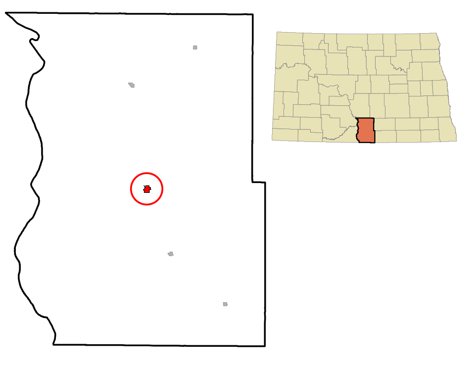 Locator map of Linton