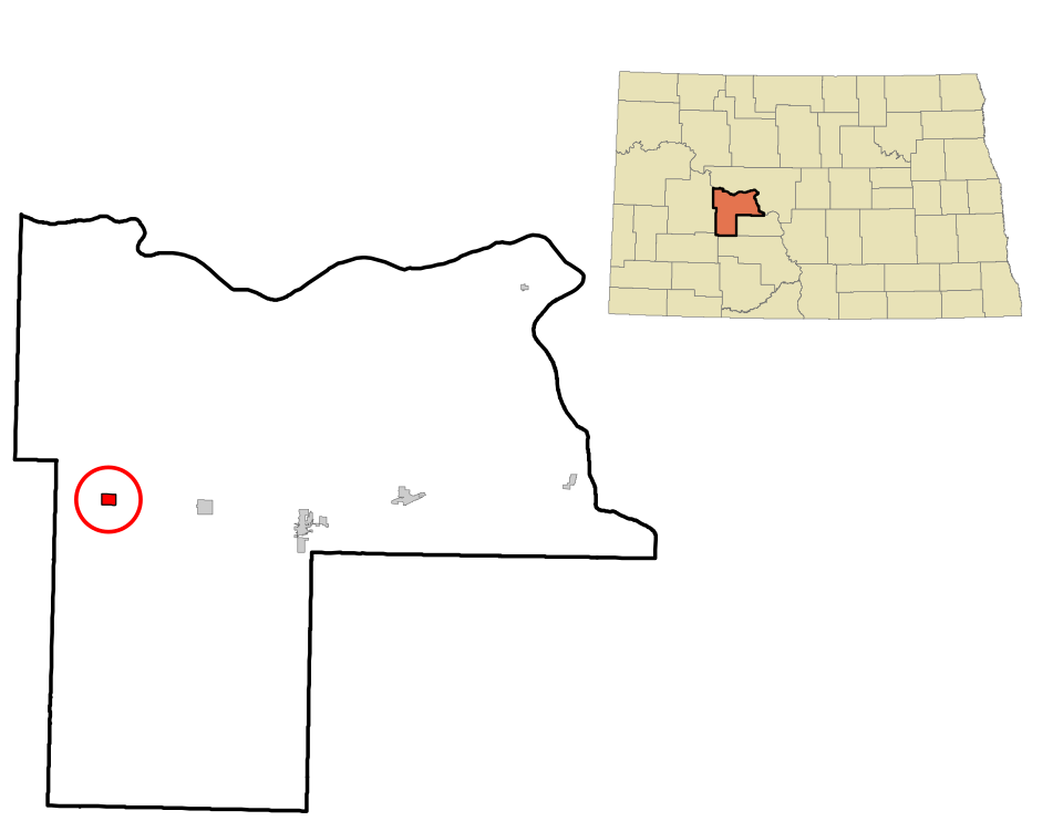 Locator map of Golden Valley