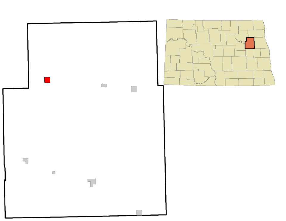 Locator map of Lakota